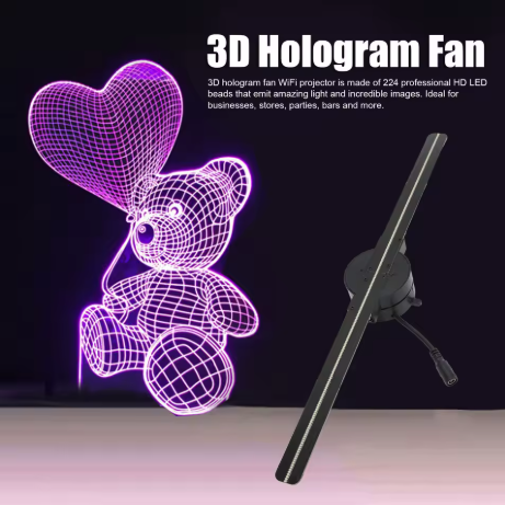 3D Holographic Advertising Fan Display